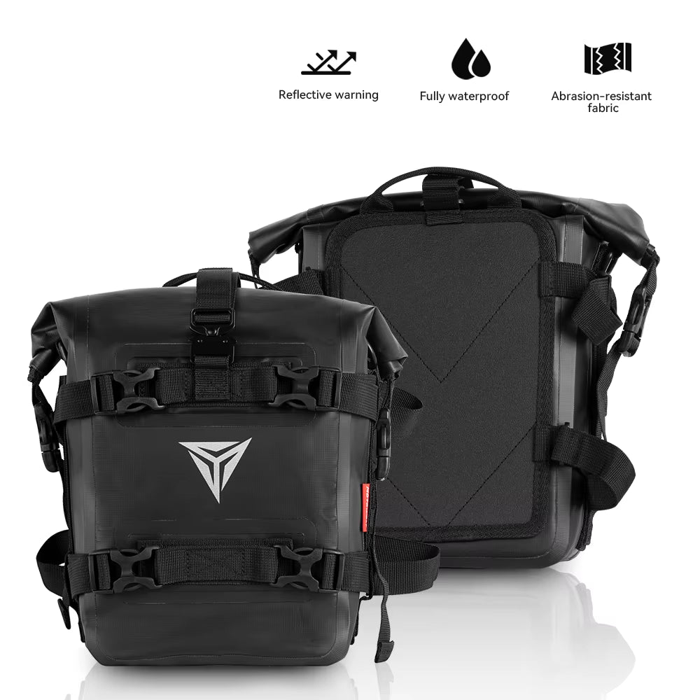Outdoor Tank Side Bag Motorcycle Saddle Bag Tool Pack Crash Bar Bag Waterproof Moto Bumper Dry Bag 8L Large Capacity for 1250 GS