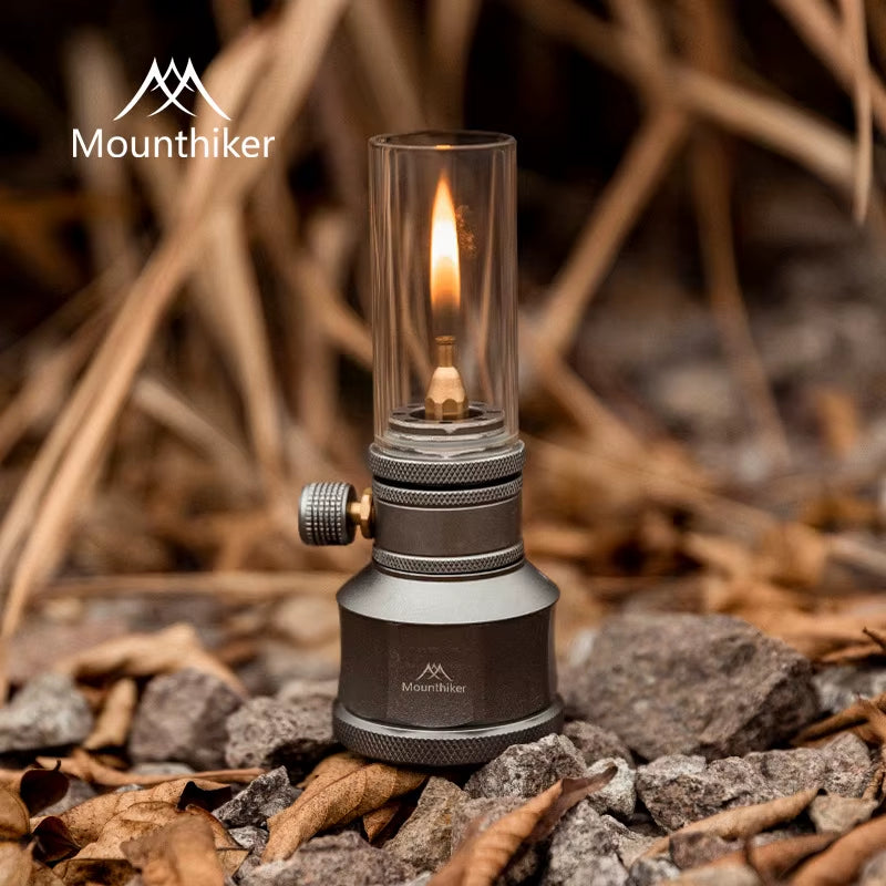 Outdoor Gas Light Set Mountainhiker Picnic Camping Retro Decorative Ambience Creative Desktop Bedside Gas Lamps and Accessories
