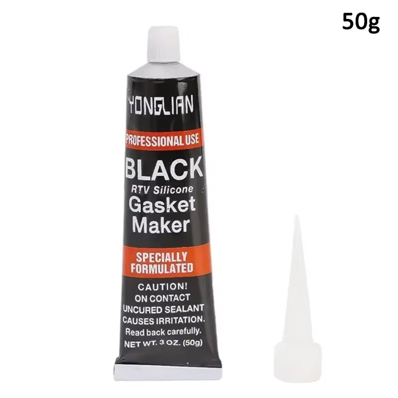 Automotive Gasket Sealant Car Engine Black Silicone-Free Sealant Universal Waterproof Oil-Resistant Adhesive Glue Repair Sealer