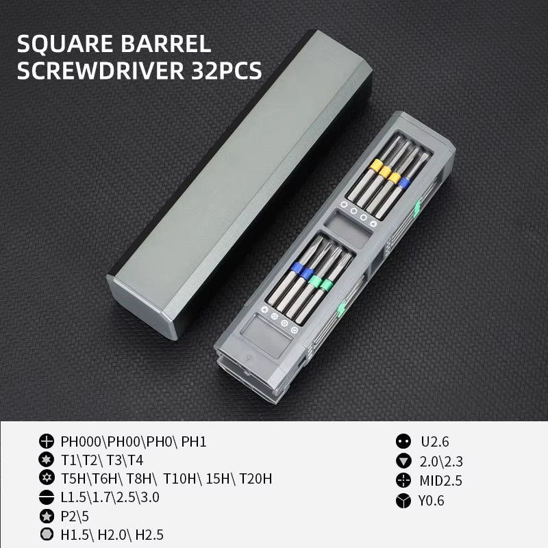 Screwdriver Set Precision Magnetic Screw Driver Bits 8 32 43 46 in 1 Mini Repair Tool for Home Appliances Phone Watches