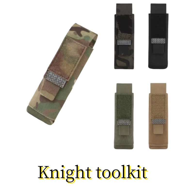 Outdoor Knight Toolkit Camping Hiking Molle System Miscellaneous Storage Vertical Bag