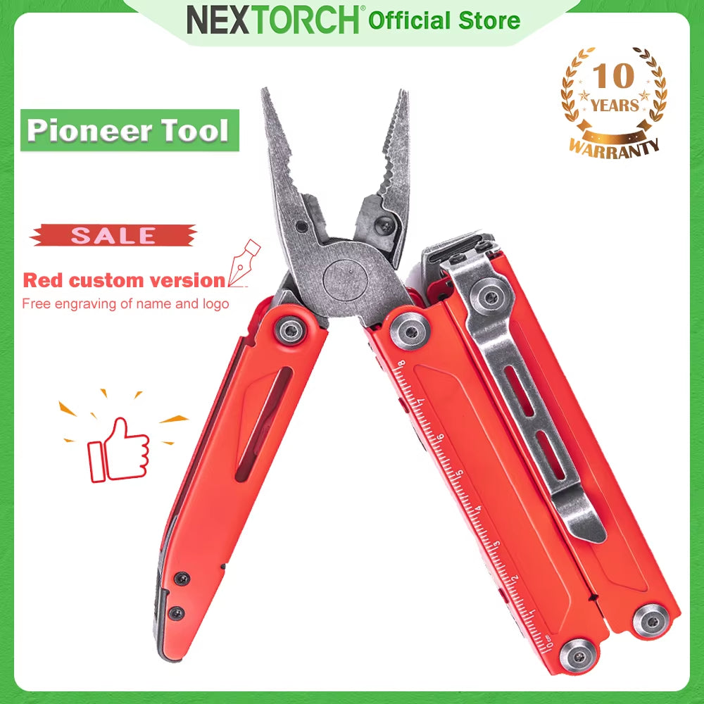 NEXTORCH Pioneer 14-In-1 Multitool Pliers Folding Hand Tools Portable Multifunctional EDC Outdoor Survival Camping Equipments