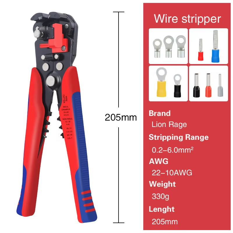 Wire Stripper Tools Multitool Pliers Automatic Stripping Cutter Cable Wire Crimping Electrician Repair Tools