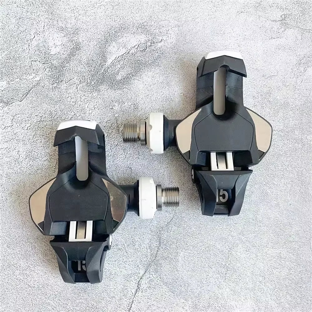 Bike Pedals - Large 500Mm² Contact Area Clipless Power Transfer Ultra Lightweight Body Adjustable Tension Road Bike