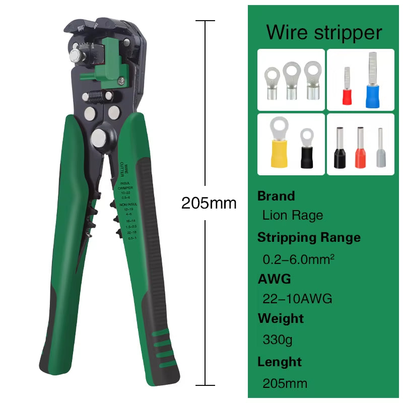 Wire Stripper Tools Multitool Pliers Automatic Stripping Cutter Cable Wire Crimping Electrician Repair Tools
