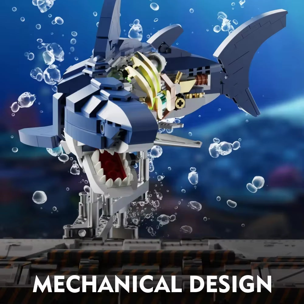 Machinery Marine Life and Insect World Building Block Model MOC Children Assemble Toys for Boys and Adults Birthday Gifts