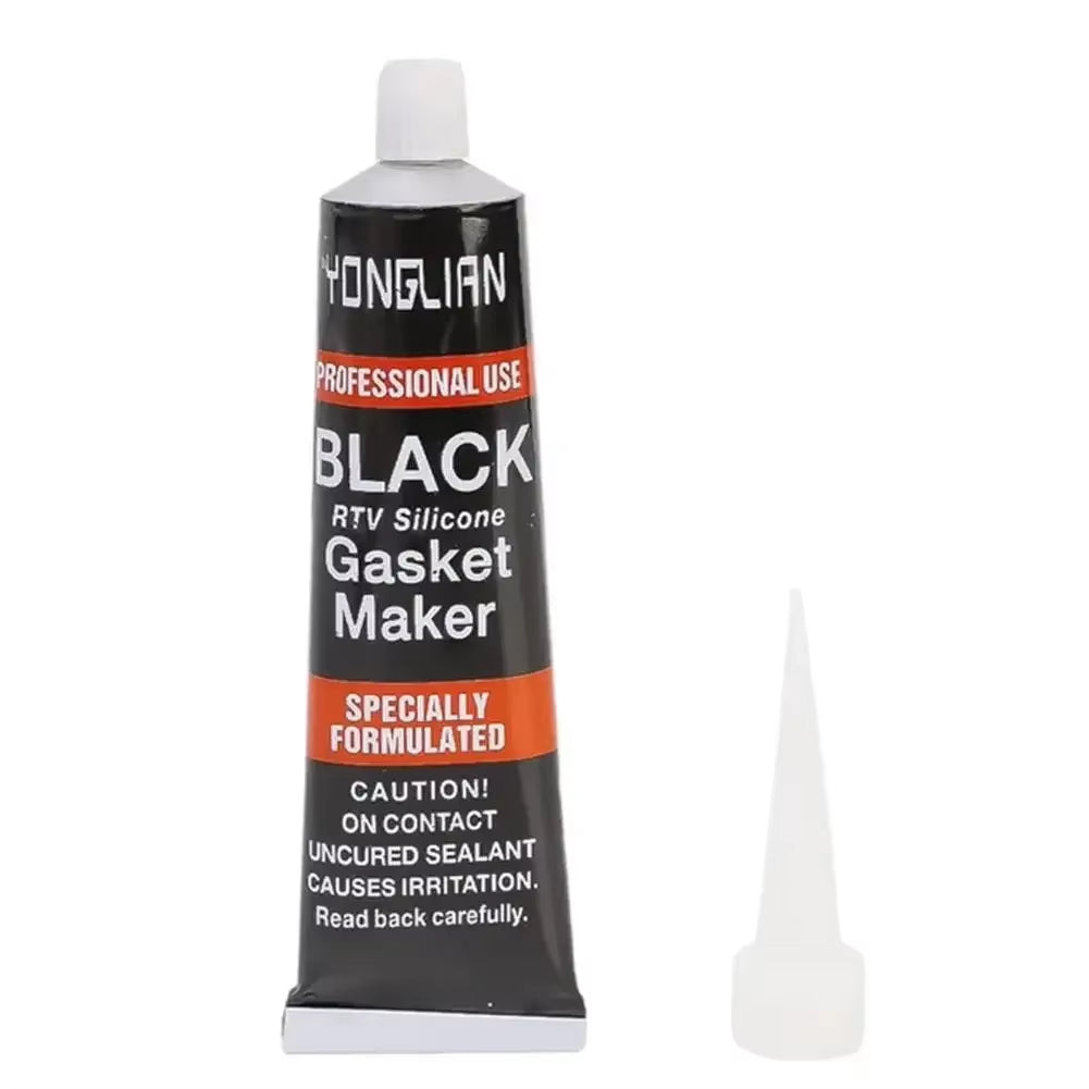 Automotive Gasket Sealant Car Engine Black Silicone-Free Sealant Universal Waterproof Oil-Resistant Adhesive Glue Repair Sealer