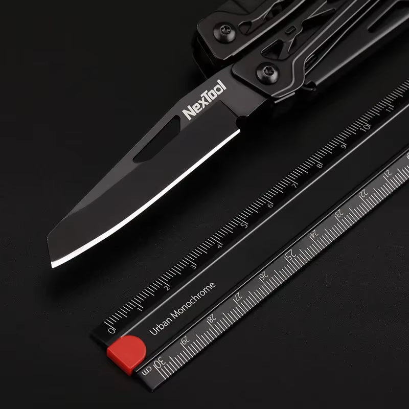 Black Knight 11 in 1 Multitool Pliers EDC Outdoor Survival Folding Scissors Multi Tool with Optional Kydex Sheath