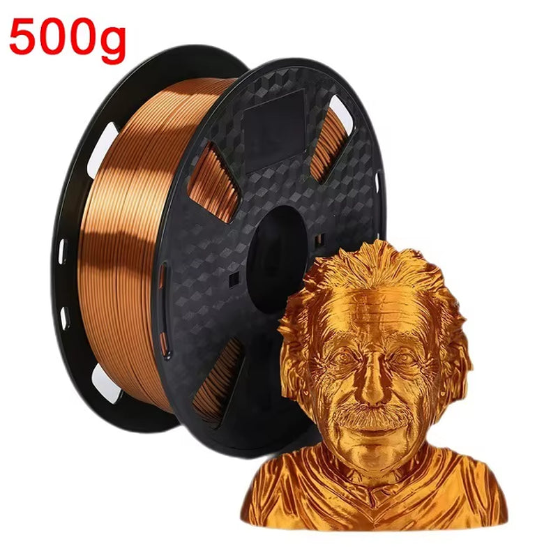 Silk PLA 3D Filament 1Kg 1.75Mm Spool Wire 3D Printer Material 3D Print Filament PLA Copper 3D Printing Filament Rose Gold