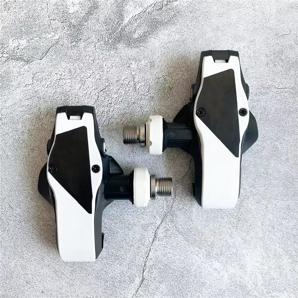 Bike Pedals - Large 500Mm² Contact Area Clipless Power Transfer Ultra Lightweight Body Adjustable Tension Road Bike