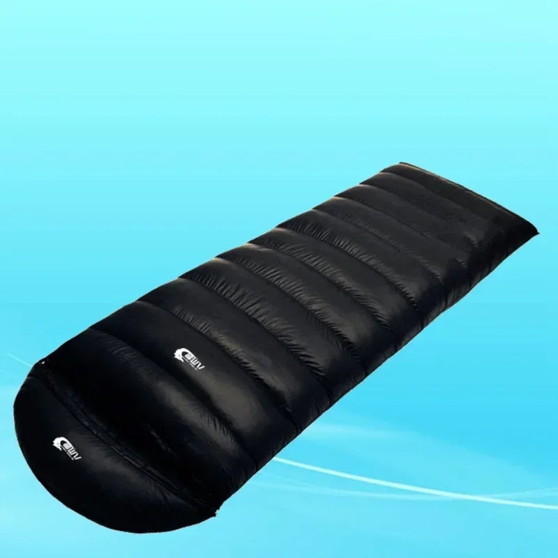 White Duck down Outdoor Camping Sleeping Bag Suitable for Adult Winter Keep Warm