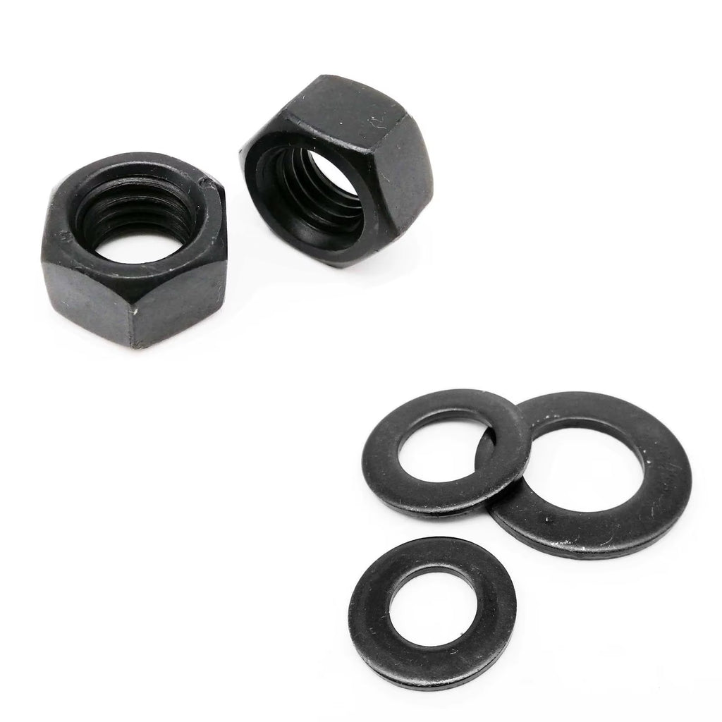 400/2100Pcs M1.6 M2 M2.5 M3 M4 M5 Black Grade 10.9 Steel Hex Hexagon Socket Button round Head Screw Bolt Nut Washer Set Kit Box