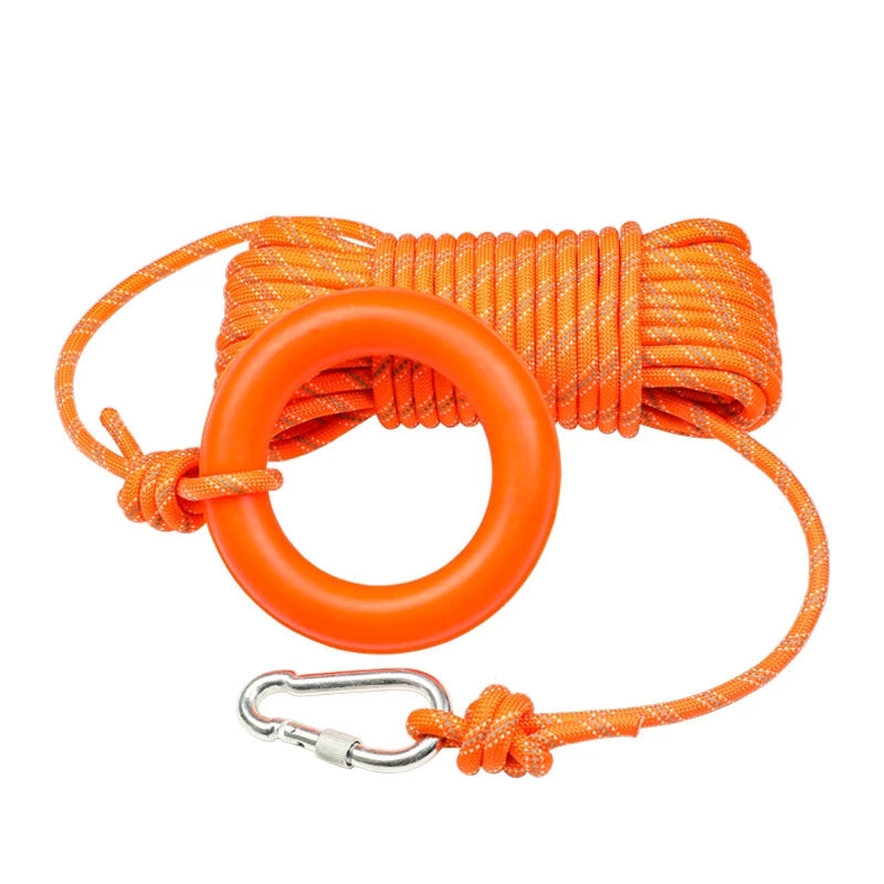 500Cm Reflective Survival Rope Wear-Resistant Fire Rescue Rope Portable Water Life Buoy Emergency Survival Gear Outdoor Tools