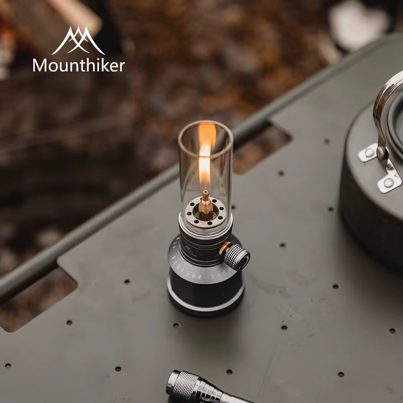 Outdoor Gas Light Set Mountainhiker Picnic Camping Retro Decorative Ambience Creative Desktop Bedside Gas Lamps and Accessories