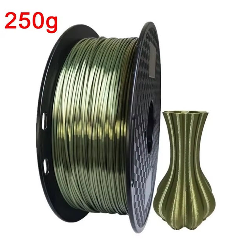 Silk PLA 3D Filament 1Kg 1.75Mm Spool Wire 3D Printer Material 3D Print Filament PLA Copper 3D Printing Filament Rose Gold