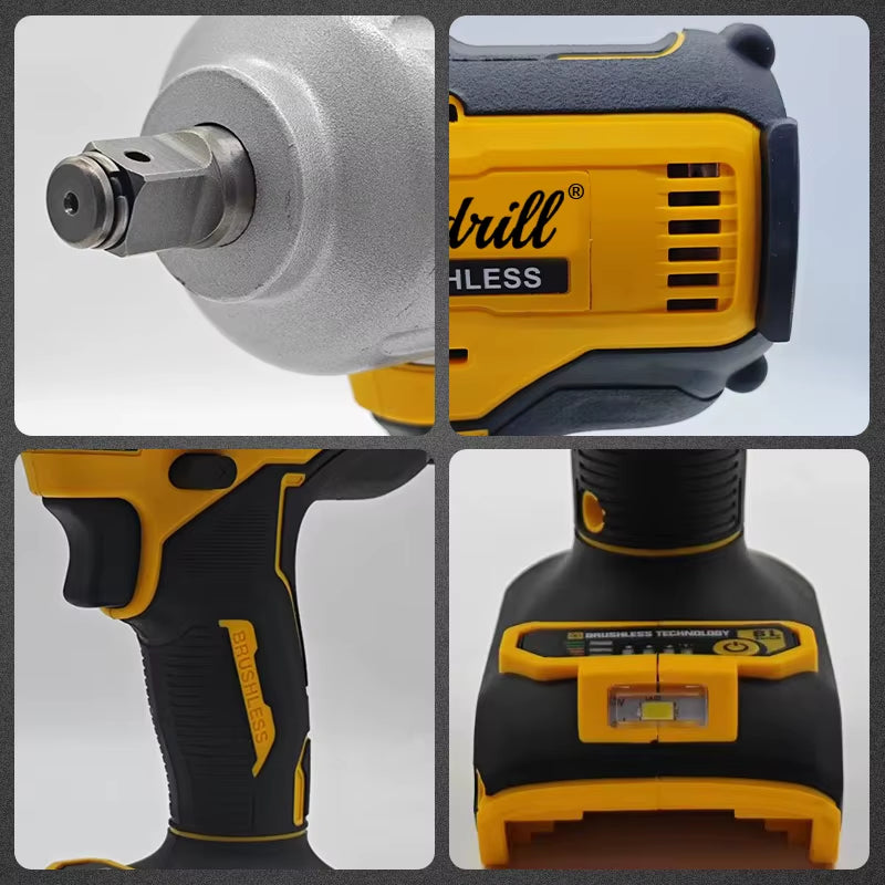 For Dewalt Battery PIN DCF900 Electric Impact Wrench 2600RPM Cordless Brushless 1/2" Three Speed Adjustment Tire Removal Tool