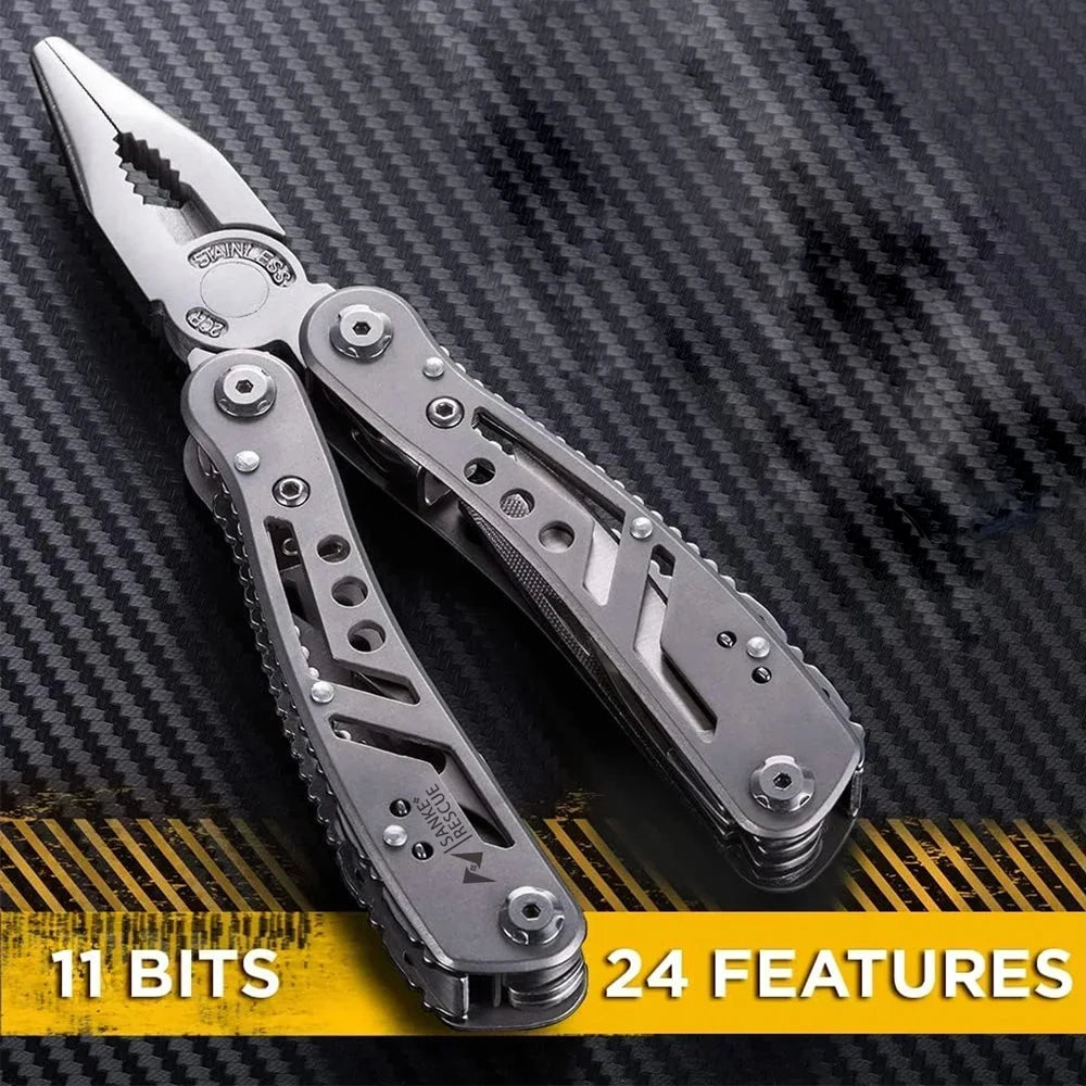 Multitool 24-In-1 Multitools Pliers with ​Professional Multi-Tool for Survival Camping and Hunting Gifts for Men Dad Hus Band