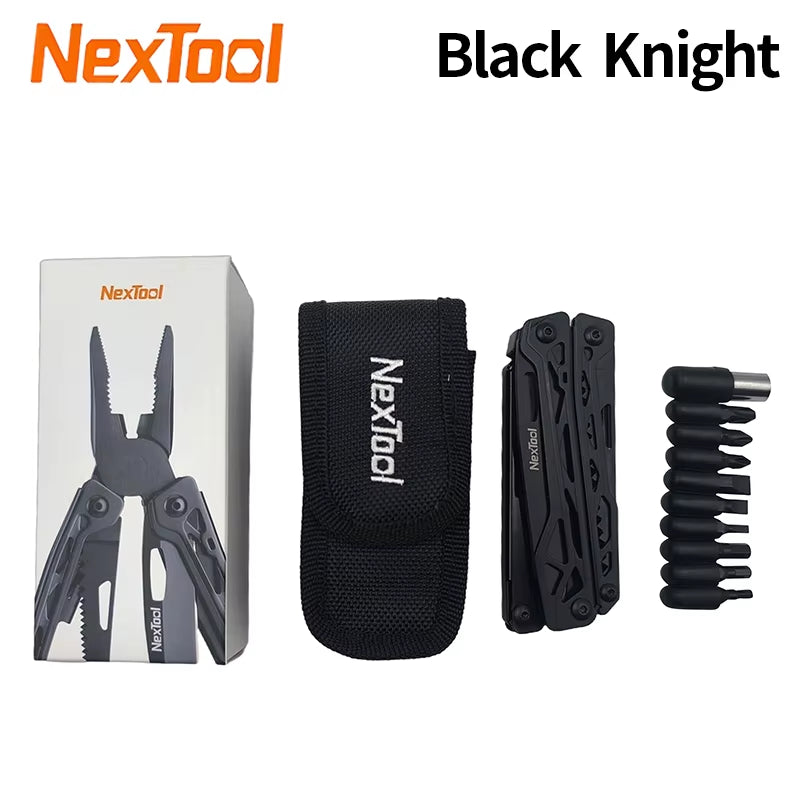 Black Knight 11 in 1 Multitool Pliers EDC Outdoor Survival Folding Scissors Multi Tool with Optional Kydex Sheath
