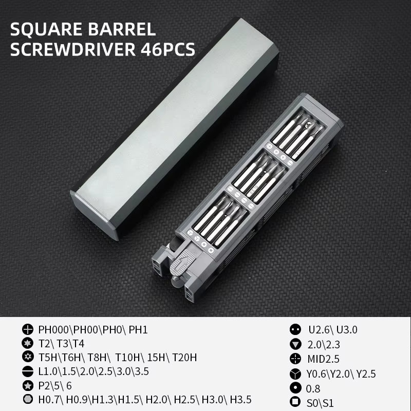 Screwdriver Set Precision Magnetic Screw Driver Bits 8 32 43 46 in 1 Mini Repair Tool for Home Appliances Phone Watches