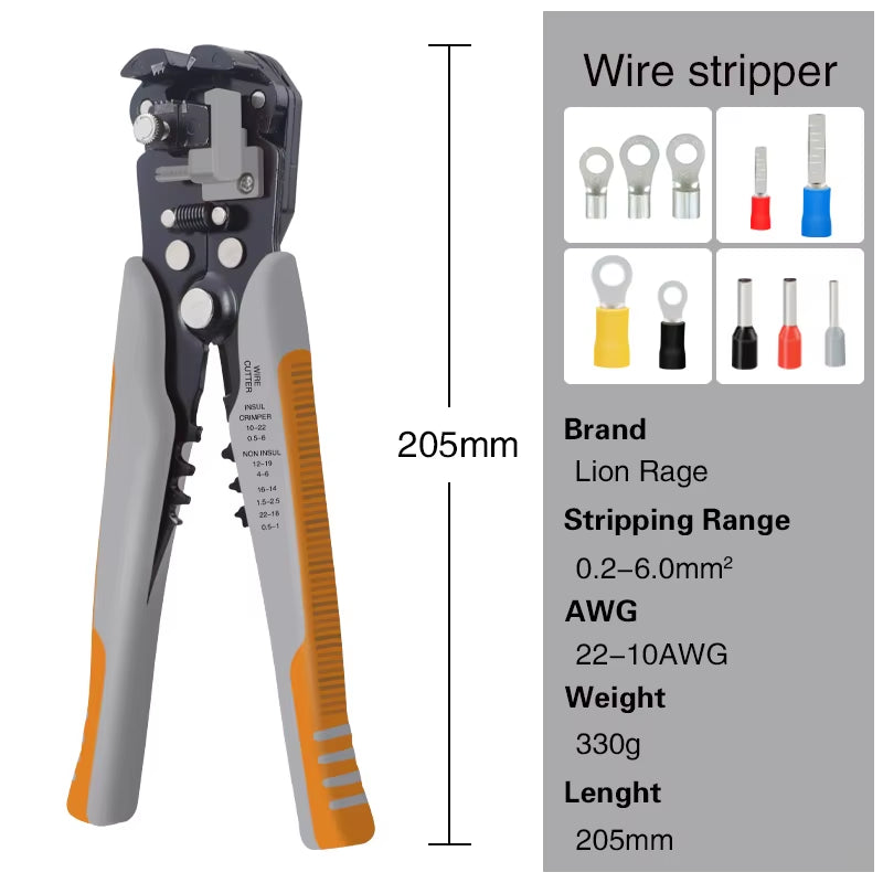 Wire Stripper Tools Multitool Pliers Automatic Stripping Cutter Cable Wire Crimping Electrician Repair Tools