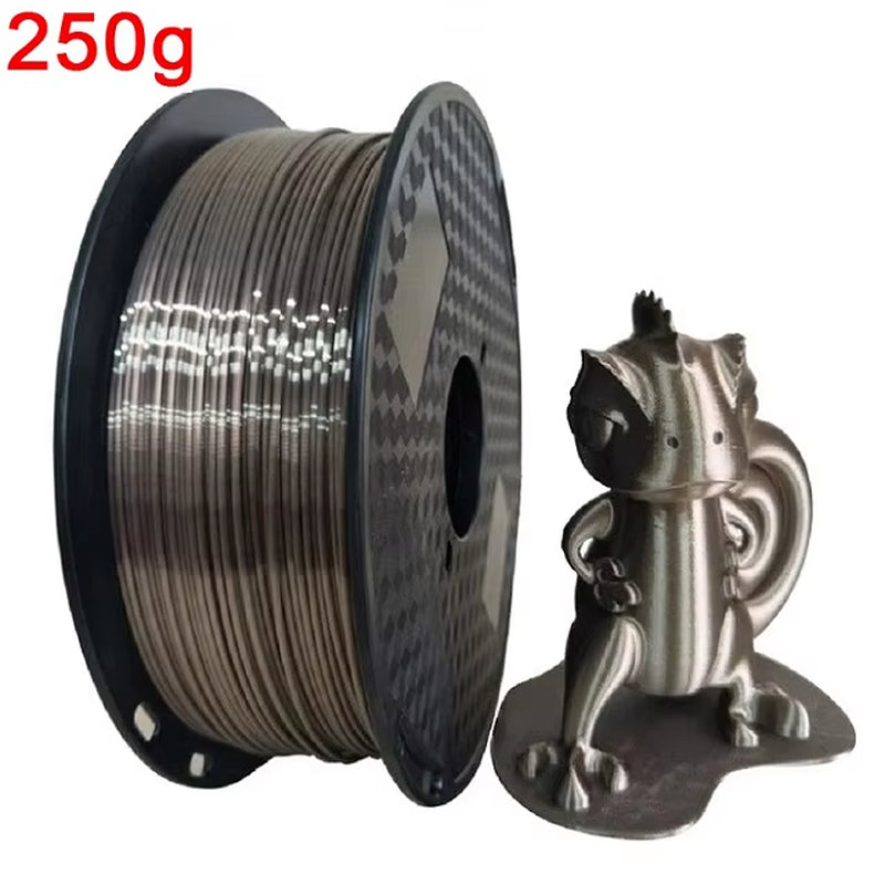 Silk PLA 3D Filament 1Kg 1.75Mm Spool Wire 3D Printer Material 3D Print Filament PLA Copper 3D Printing Filament Rose Gold