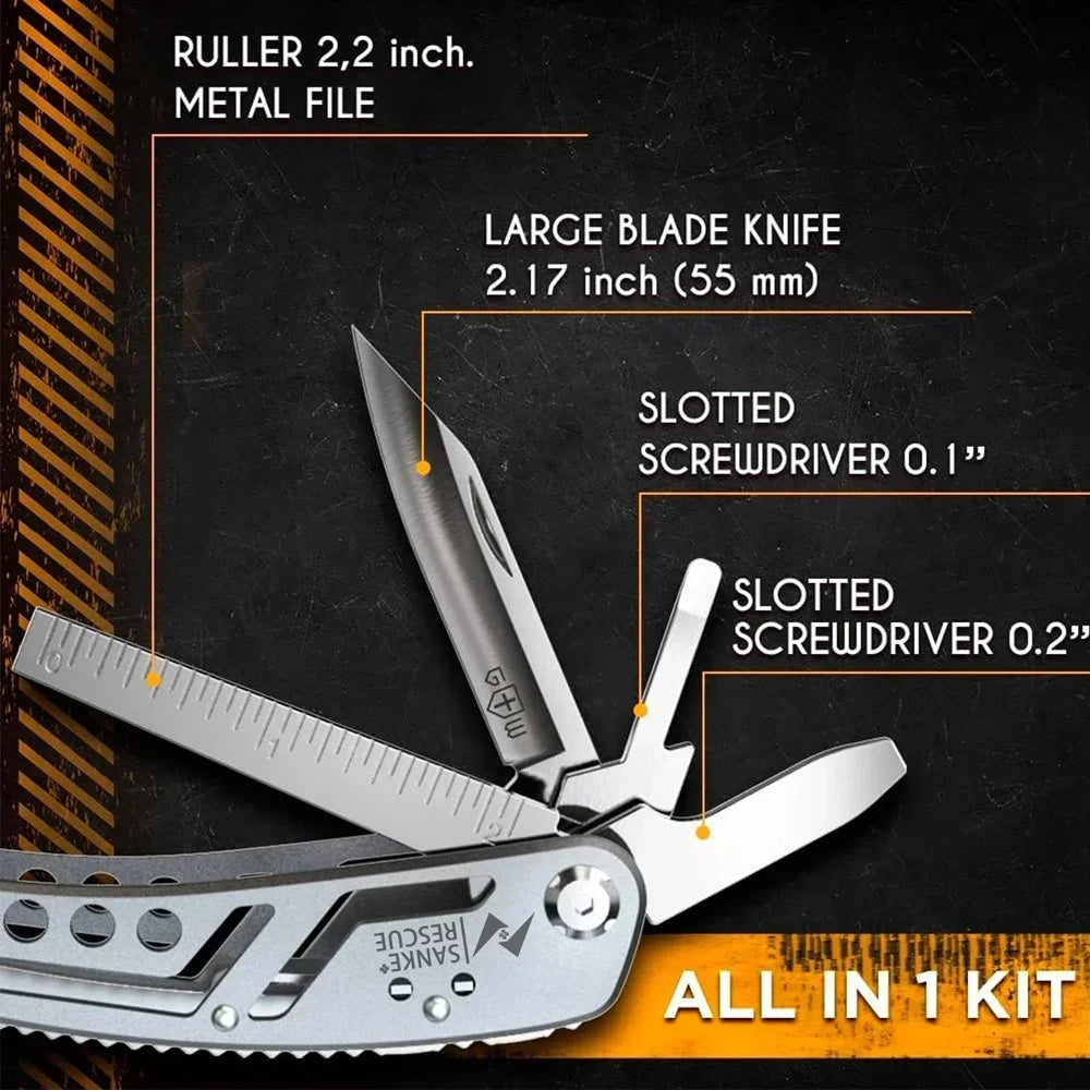 Multitool 24-In-1 Multitools Pliers with ​Professional Multi-Tool for Survival Camping and Hunting Gifts for Men Dad Hus Band