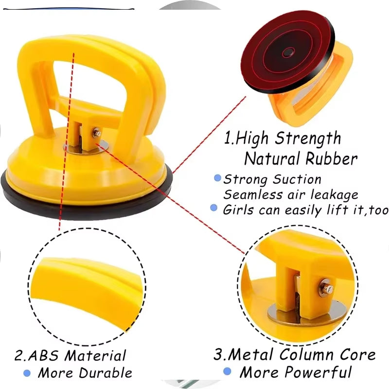 2Pcs Car Puller Heavy Duty Suction Cup Panel Tool Sucker Repair Bodywork Dent Remover Auto Dent Repair Tools Fix Mend Pull Glass