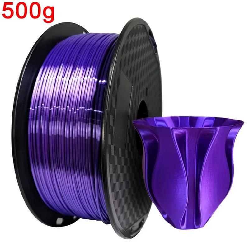 Silk PLA 3D Filament 1Kg 1.75Mm Spool Wire 3D Printer Material 3D Print Filament PLA Copper 3D Printing Filament Rose Gold