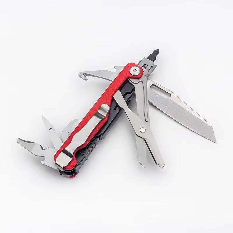 NEW  18 in 1 Folding Multitool Multi-Functional Combination Tool Folding Scissors EDC Outdoor Equipment