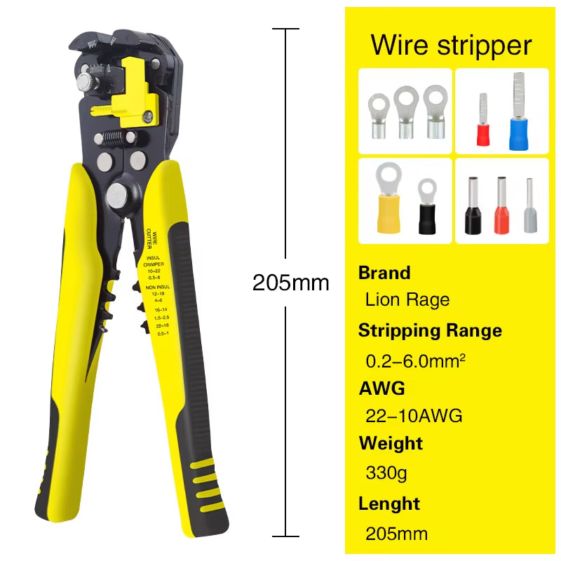 Wire Stripper Tools Multitool Pliers Automatic Stripping Cutter Cable Wire Crimping Electrician Repair Tools