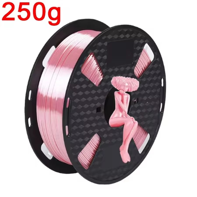 Silk PLA 3D Filament 1Kg 1.75Mm Spool Wire 3D Printer Material 3D Print Filament PLA Copper 3D Printing Filament Rose Gold