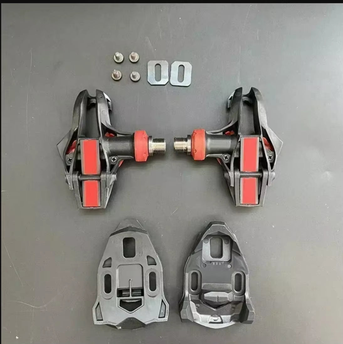 Bike Pedals - Large 500Mm² Contact Area Clipless Power Transfer Ultra Lightweight Body Adjustable Tension Road Bike