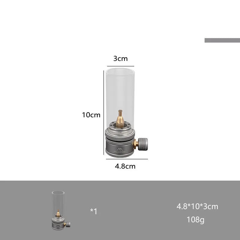 Outdoor Gas Light Set Mountainhiker Picnic Camping Retro Decorative Ambience Creative Desktop Bedside Gas Lamps and Accessories