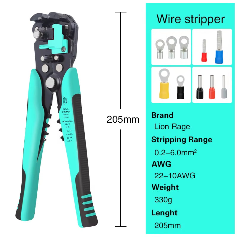 Wire Stripper Tools Multitool Pliers Automatic Stripping Cutter Cable Wire Crimping Electrician Repair Tools