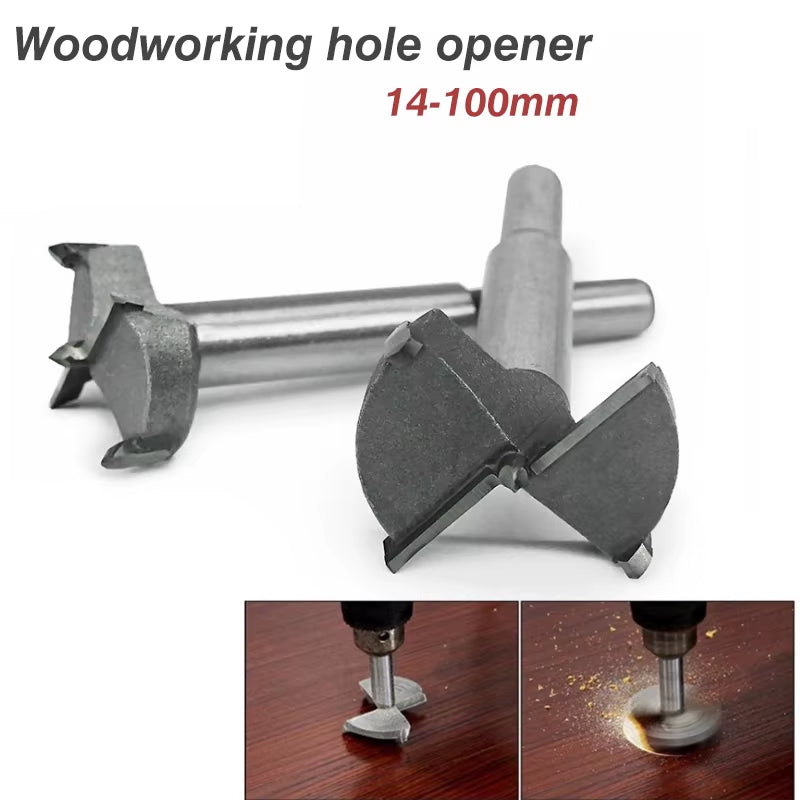 Tungsten Steel Hard Alloy Wood Drill Bits Woodworking Hole Opener Drilling on Plasterboard / Plastic Boards / Wooden Board