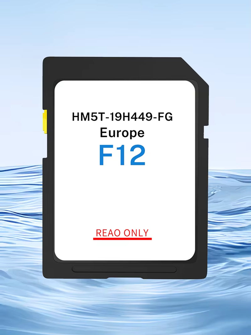 2024/2025 GPS SD CARD for FORD SYNC2 F12- EUROPA+UK CON AUTOVELOX UPDATE LATEST VERSION