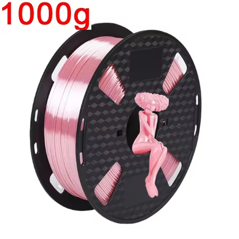 Silk PLA 3D Filament 1Kg 1.75Mm Spool Wire 3D Printer Material 3D Print Filament PLA Copper 3D Printing Filament Rose Gold